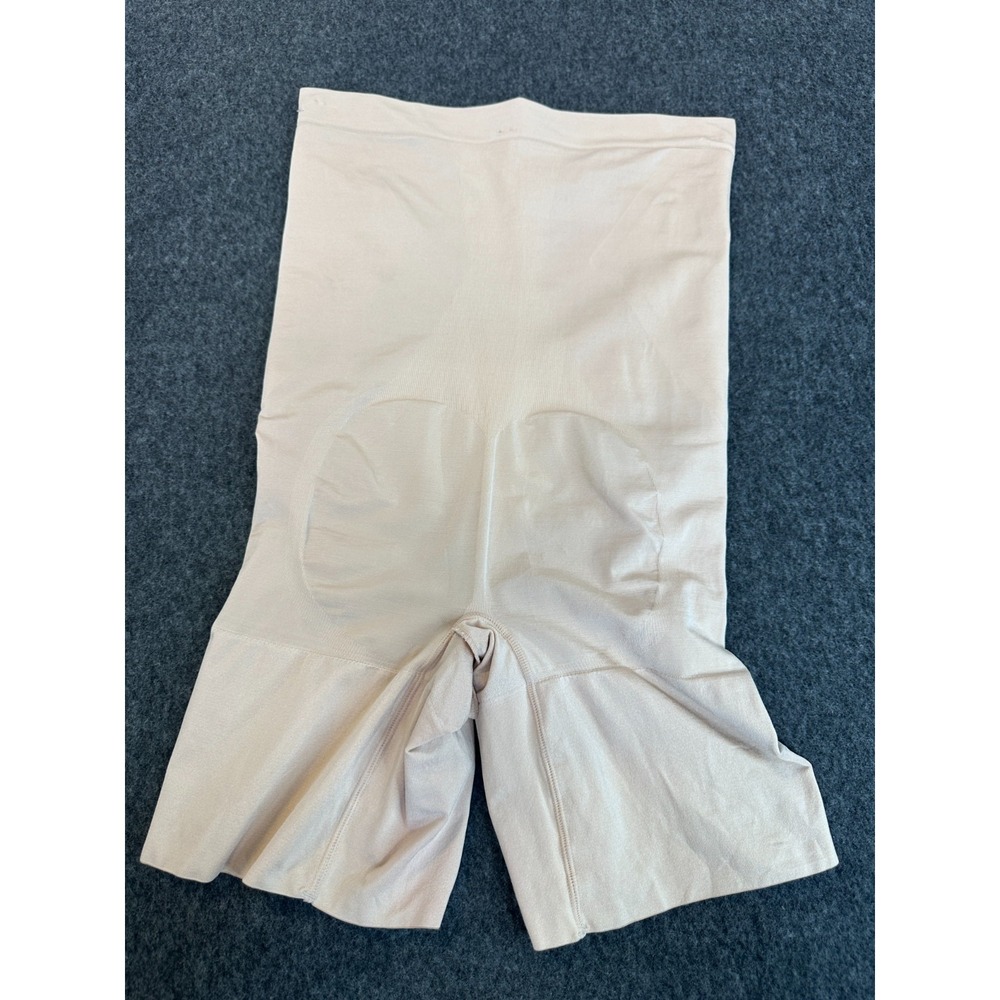 Spanx Shapewear Oncore High-Waisted Mid-Thigh Short Nude Compression Size Large - Picture 2 of 14